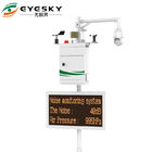 ES80A-Y8 Harga rendah kualitas udara Online TSP pm2.5 pm10 detektor debu kebisingan sistem monitor kecepatan angin