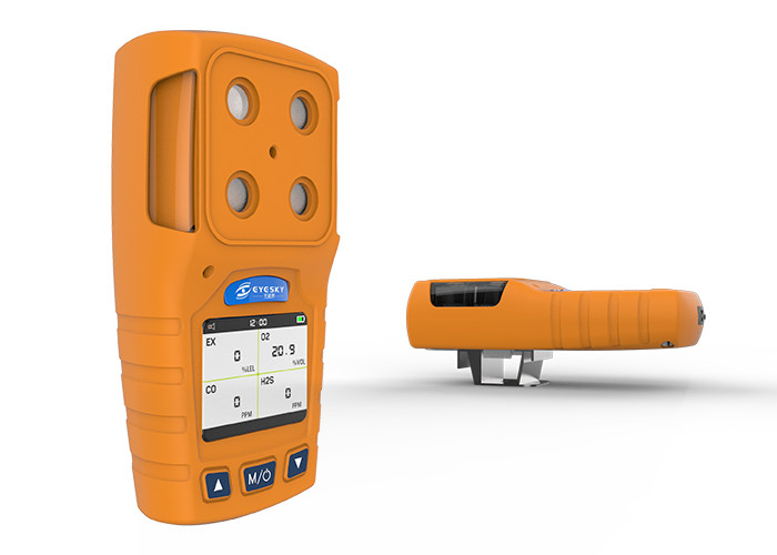 Detektor Co Industri IP54 Portable Multi Gas Alph H2S O2 CH4 IP54