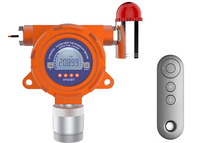 Detektor Gas Industri Benzene On Line Cerdas 0-100ppm Alarm Cahaya &amp; Suara