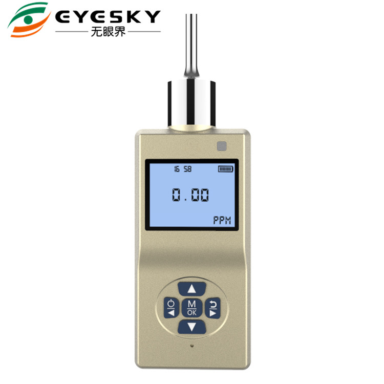 Portable Gas Detector Untuk Nitric Oksida, 0-10ppm, Dengan Layar Matriks 2,5 Inch Portable Portable Gas Detector