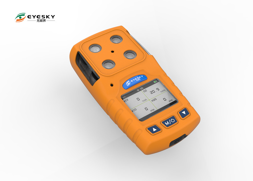 Detektor Gas 182G 4 In 1, Portable Multi Gas Analyzer Dengan Port Charger USB