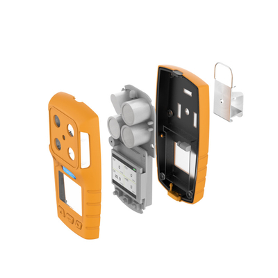 Detektor Gas Portabel 4 In 1 H2s Dengan Alarm Visual Usb Charger