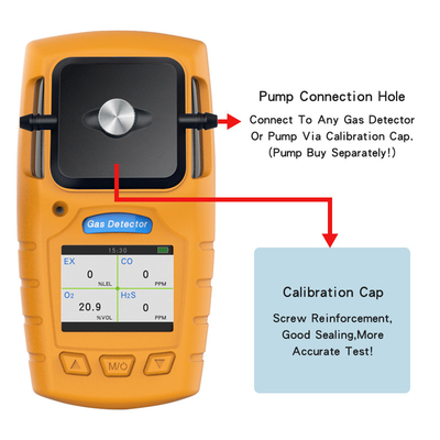 Portable 4 in 1 ES30A dengan CE | Persetujuan FCC untuk Flammable | Uji kebocoran gas beracun yang digunakan di tambang batubara