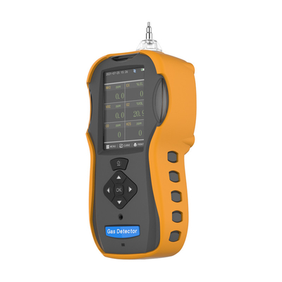 Layar LCD TFT CO H2S CO2 pid voc NH3 NO2 SO2 Portable Multi Gas Detector Untuk Uji Kebocoran Gas